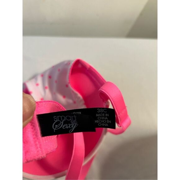 Smart and Sexy bra 38C Neon pink dots - Picture 5 of 5